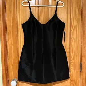 NWT Lulus Fitted satin minidress